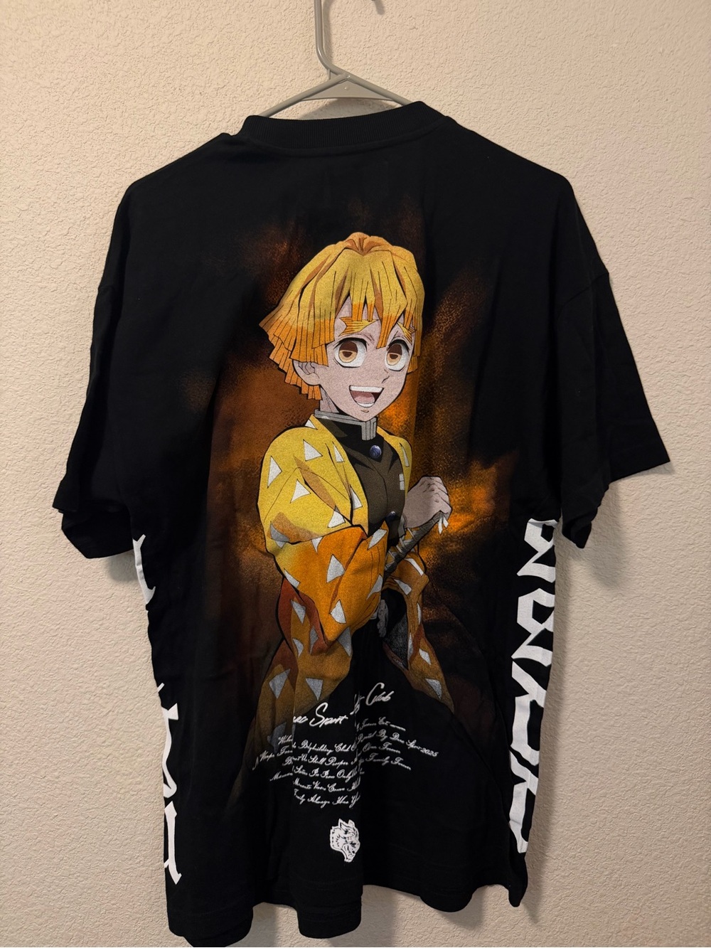 Demon slayer Zenitsu Darc Sport tshirt